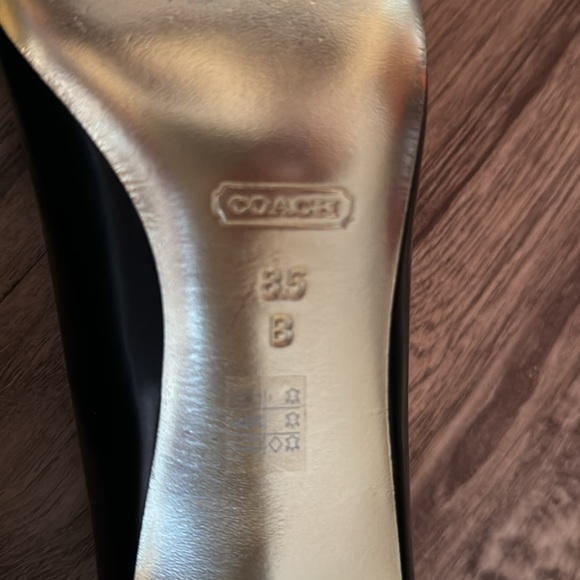 Coach Black Leigh Heels - Picture 7 of 7